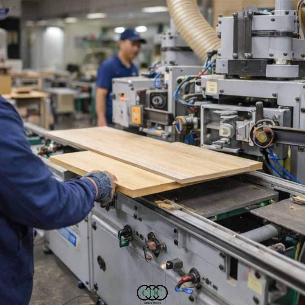 Sản xuất nội thất cho phòng học 5 Cắt gỗ nội thất