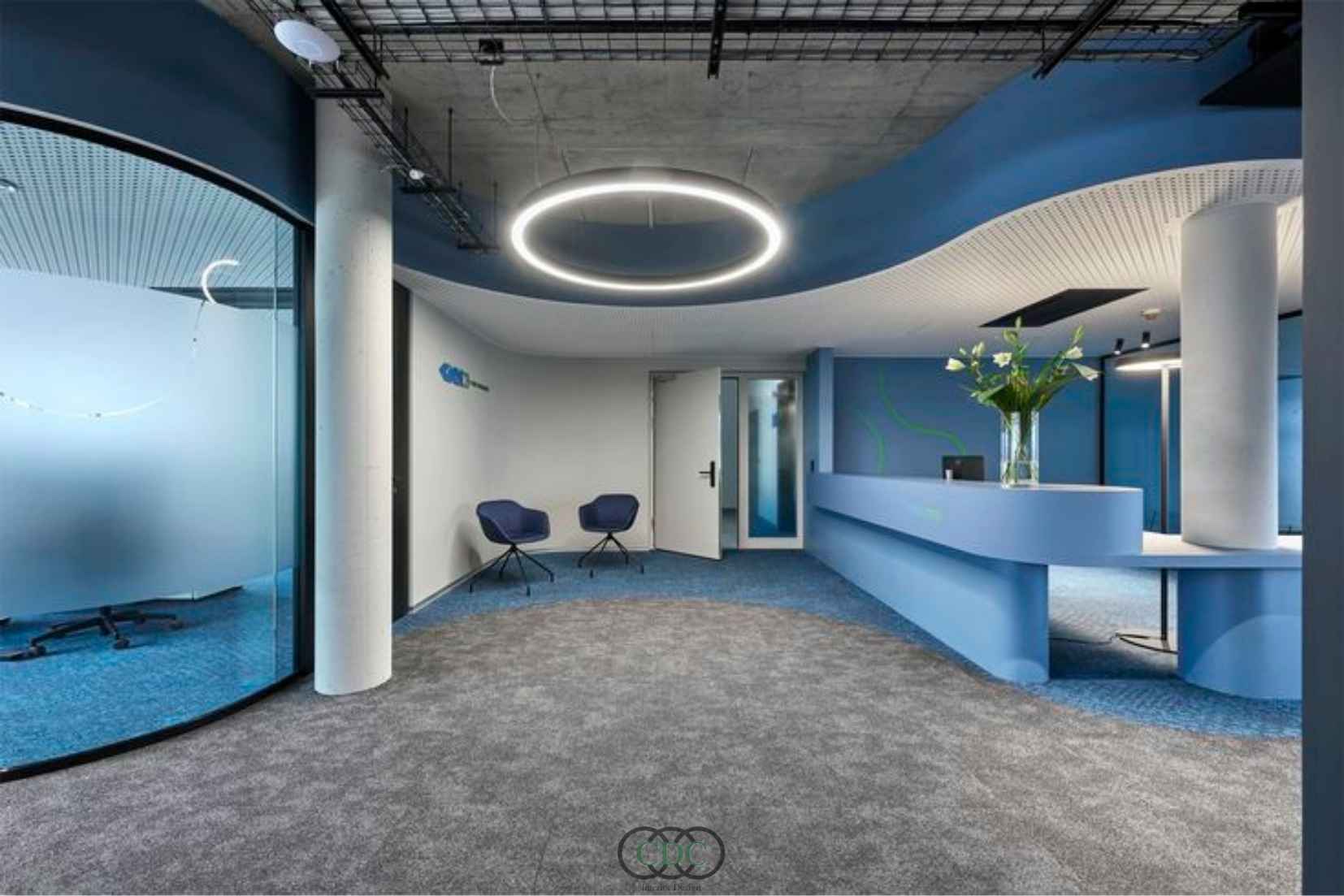Thiết kế nội thất trung tâm anh ngữ cho các khu vực lân cận phường Thanh Xuân 5 mẫu thiết kế hành lang trung tâm anh ngữ