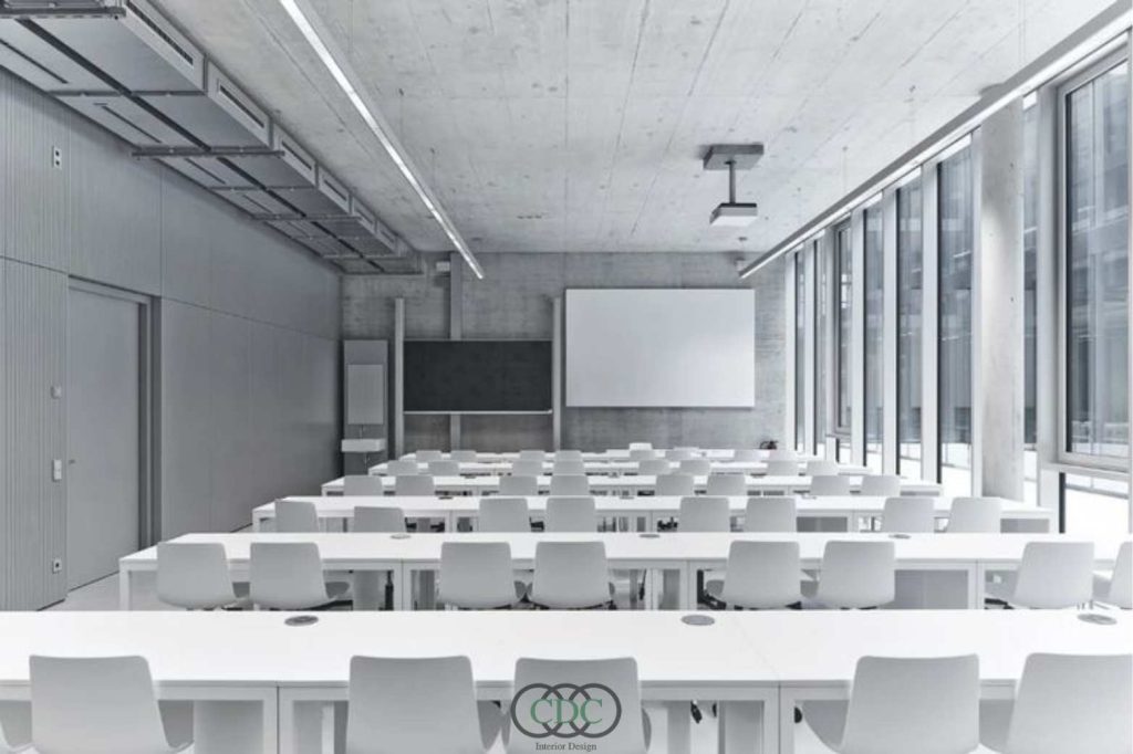 mẫu thiết kế phòng học hiện đại