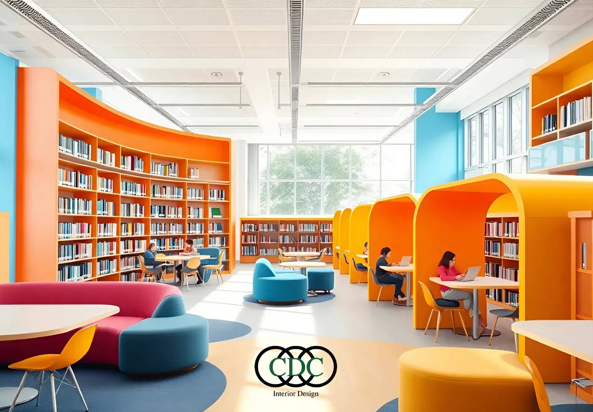 Tiêu chuẩn thiết kế thư viện trường học tiện lợi, tối ưu công năng 8 thiết kế thư viện