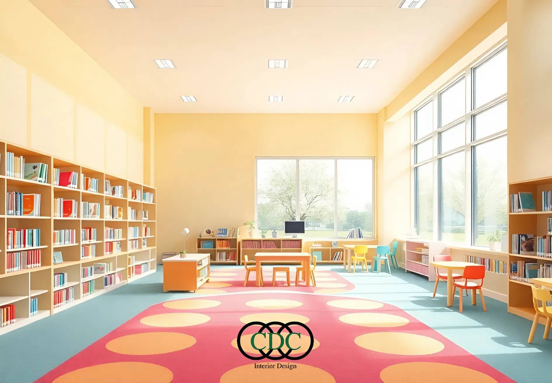Tiêu chuẩn thiết kế thư viện trường học tiện lợi, tối ưu công năng 9 thiết kế thư viện