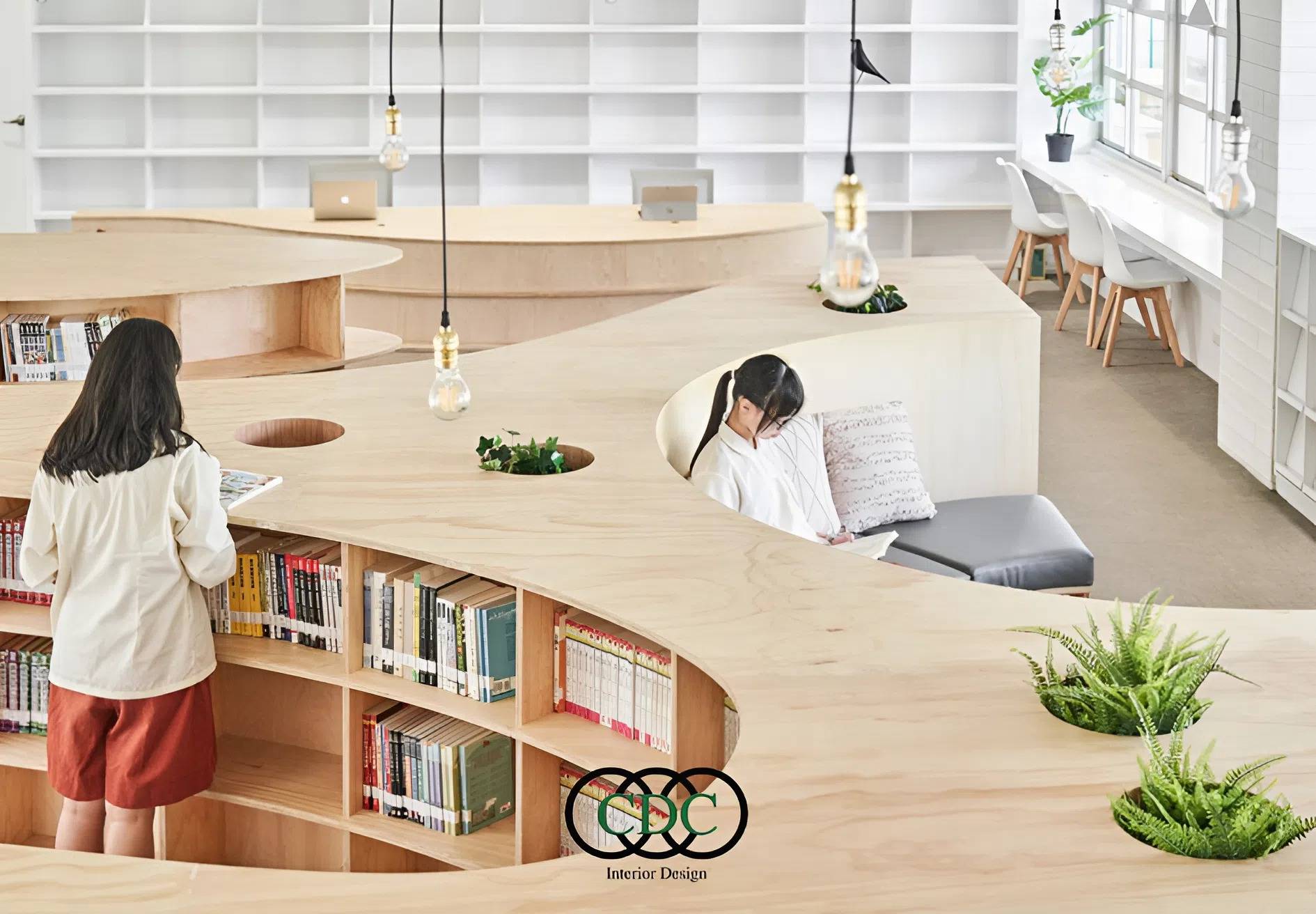Tiêu chuẩn thiết kế thư viện trường học tiện lợi, tối ưu công năng 7 thiết kế thư viện