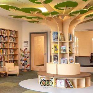 thiết kế nội thất thư viện