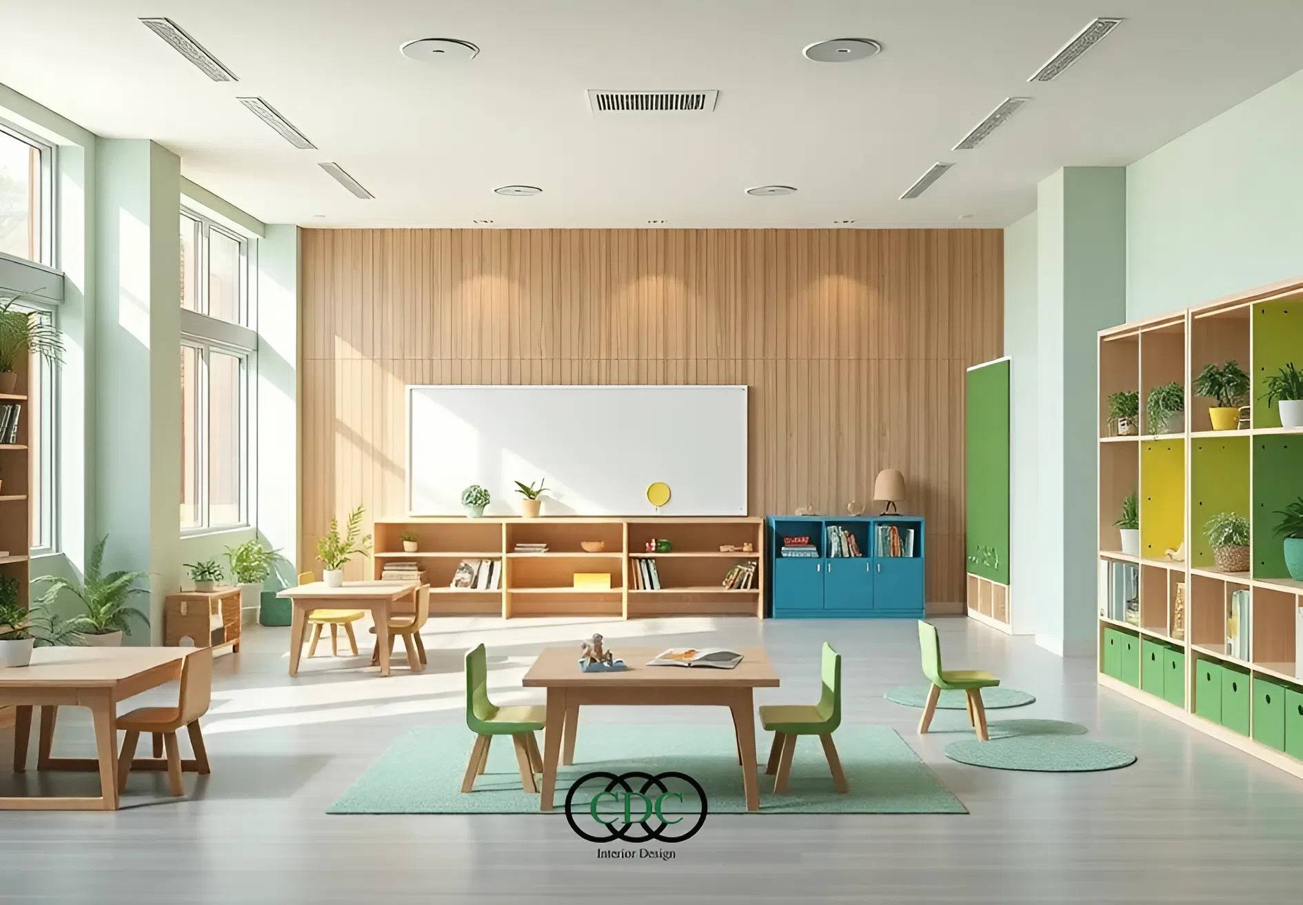 thiết kế trường học tương tác