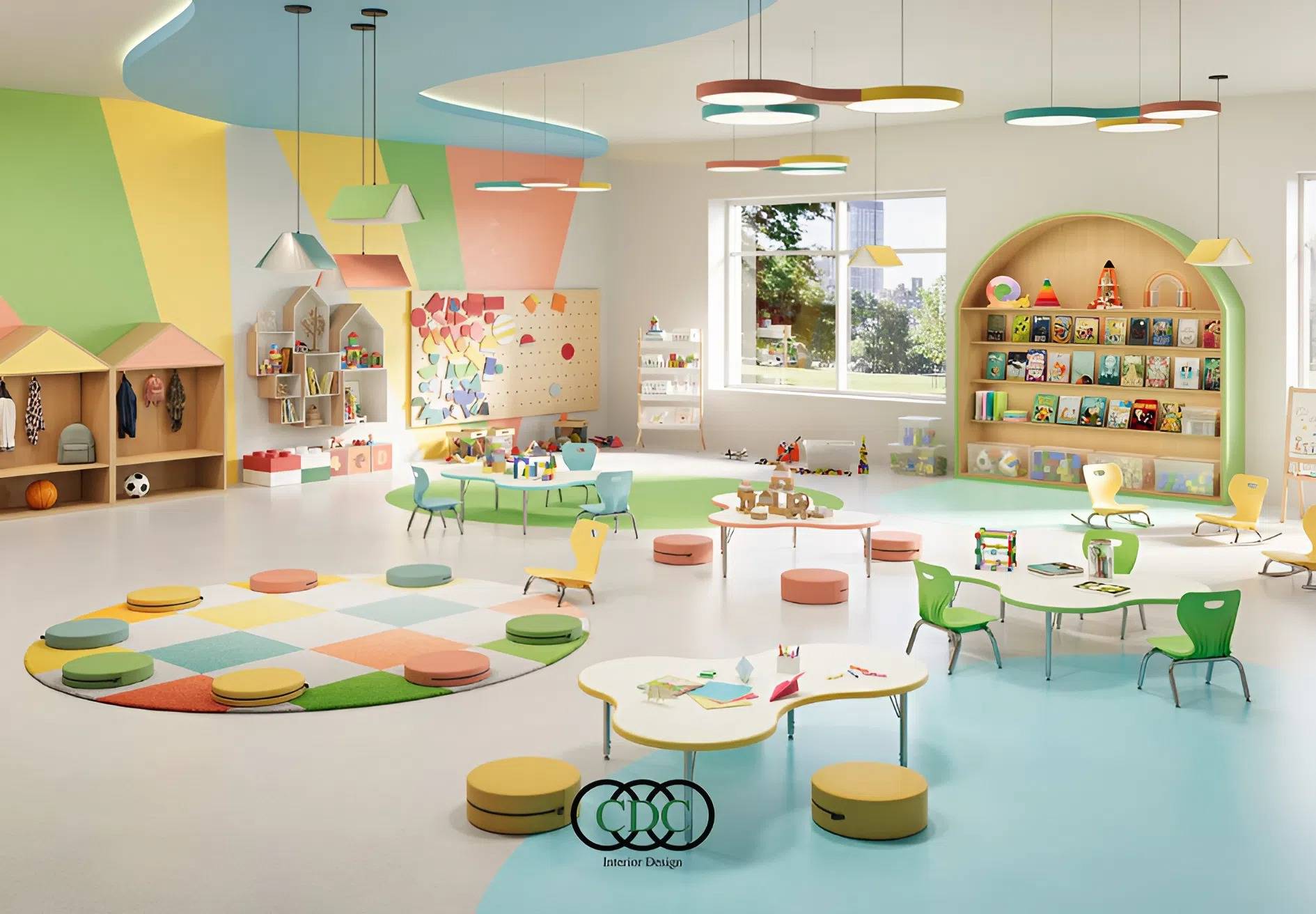 thiết kế trường học tương tác